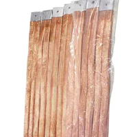 Bande de liaison flexible en cuivre tressé pour batterie de moteur automobile, vente en gros d'usine