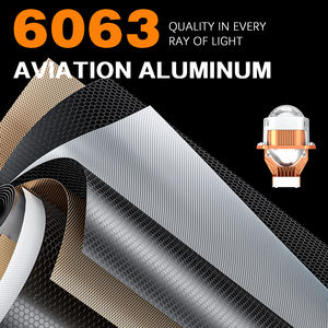 ไฟหน้าโปรเจคเตอร์แบบ Biled LED ขนาด 3 <span class=keywords><strong>นิ</strong></span>้ว รุ่น AKE F30 55W 15000LM รองรับหลอด H4 H7 9006 เลนส์ 3 <span class=keywords><strong>นิ</strong></span>้ว แบบปรับแต่งได้ - Product Image 2