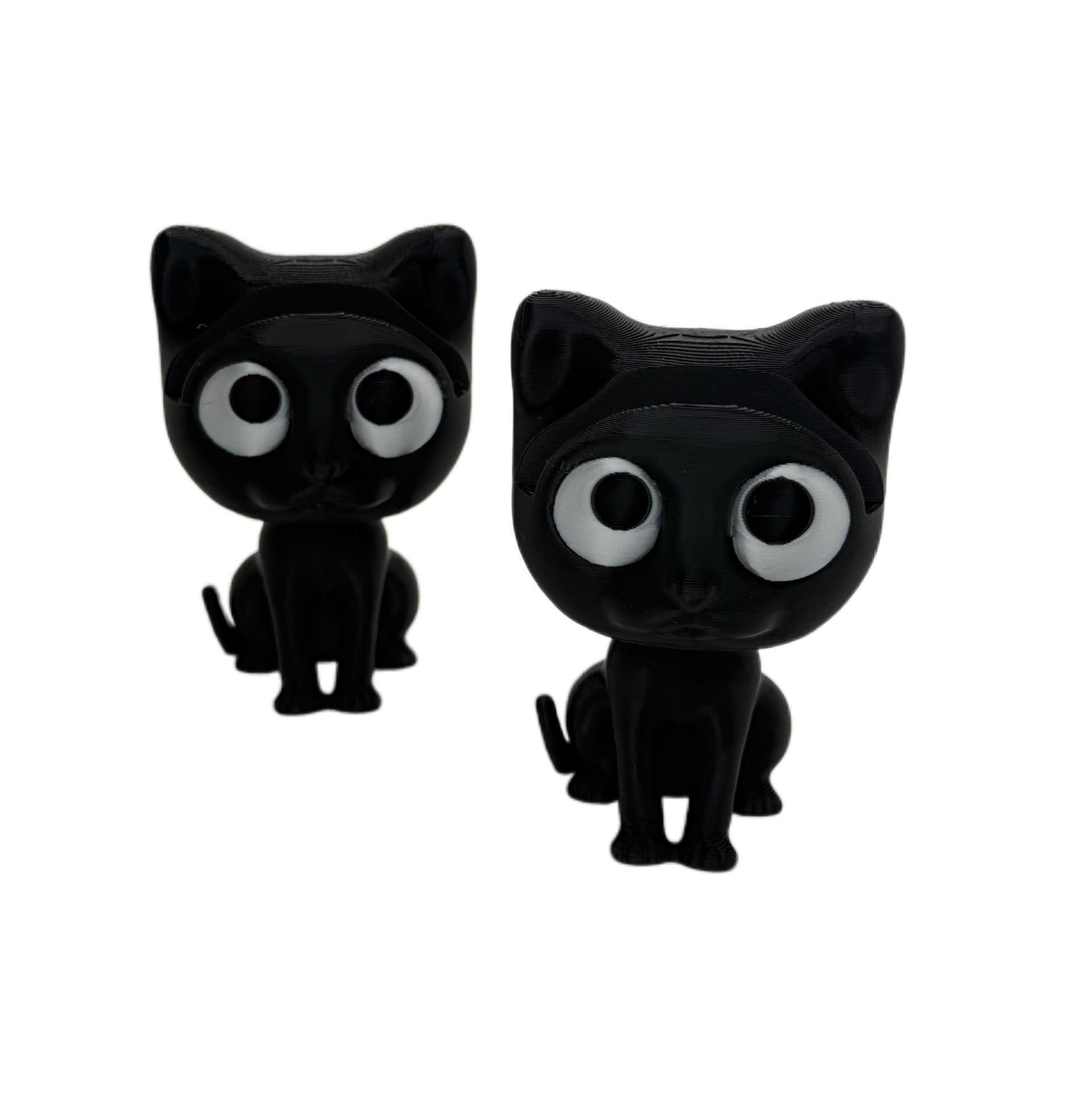 Chat noir-petite taille-8,5 cm
