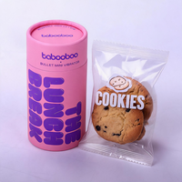 Boîte d'emballage en papier biodégradable de qualité alimentaire, design personnalisé, écologique, tube en papier pour chocolat, noix, biscuits