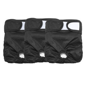 Colorido poliéster XS S M L suministros de limpieza para mascotas reutilizable lavable lindo pollo pato ganso pañal con pajarita para perros gatos - Product Image 4