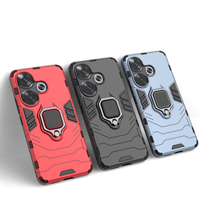 Carcasa delgada de plástico duro a prueba de golpes con soporte de anillo Funda trasera protectora completa para teléfono para <span class=keywords><strong>Xiaomi</strong></span> Redmi Turbo <span class=keywords><strong>3</strong></span> <span class=keywords><strong>Poco</strong></span> F6 - Product Image 2