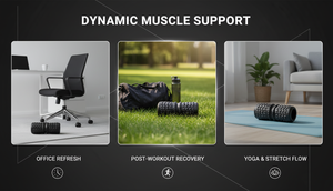 Rodillos de Espuma PU para Yoga, Cómodos y con Tiras para la Columna Vertebral, para Relajación y Ejercicio - Product Image 6