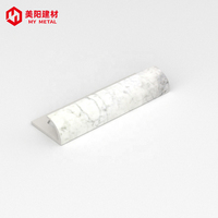 Profilé de bordure en PVC pour carrelage, coins arrondis, bordure en forme de boule, pour carrelage en céramique et en marbre, couleur personnalisée, OEM, vente en gros