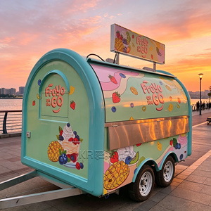 Fully Equipped Ice Cream Trailer Stainless Steel Dessert Truck VIN Certified Sandwich Food Cart - Product Image 2