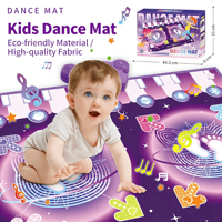 Alfombra de Baile con Luces LED ELI TOYS para Niños, Antideslizante, Musical, Ritmo, Juego, Sin Pantalla, Electrónica, Regalo de Navidad, Cumpleaños
