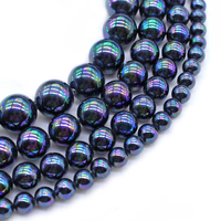 Perles noires naturelles pour la fabrication de bijoux, perles de grande qualité, nouvelle collection,, AB1699