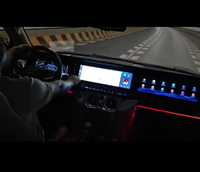 Autoradio Android tout-en-un à triple écran avec CarPlay et Android Auto intégrés pour Toyota Land Cruiser 200 LC200 2008-2022
