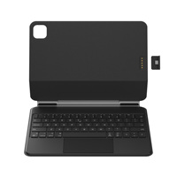 Clavier intelligent pour tablette avec connexion directe Pogo Pin, étui avec support flottant et trackpad pour iPad Pro 13 M4 2024, sans batterie