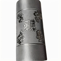 Mesin Rol Embossing Tekstur Kulit Logam Tahan Lama yang Dapat Disesuaikan, Kekerasan Tinggi, Pencetakan Gravure, Tinta UV