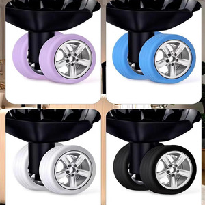 Caster Wheels Soft Rubber Blue Wear Resistant Floor Protection For Office Chair Suitcase Accessories - Product Image 3