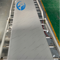 Extrudeuse étanche de décoration murale de meubles de panneau de mur de feuille de marbre en plastique de PVC faisant la machine
