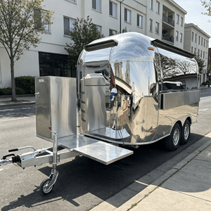 Mobile Food Truck Fully Equipped Taco Bbq Trailer Ice Cream Cart With Full <b>Kitchen</b> Equipments Concession Snack Vending Trailer - Product Image 5