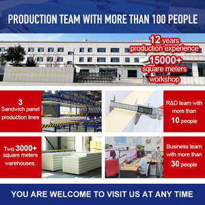 Galvanized Color Metal Steel Sheet PU PIR Fireproof Eco-Friendly Insulated Exterior Wall <strong>Roof</strong> <strong>Sandwich</strong> <strong>Panel</strong> for Steel Structure - Product Image 6