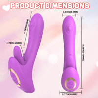 Vibrateur pour masturbation féminine, modèle H002, avec fonction de léchage de langue et de stimulation corporelle, jouet sexuel pour adultes