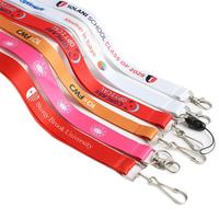 Cordón Porta Identificación de Poliéster y Nailon con Impresión de Serigrafía Personalizada de Alta Calidad, Promocional, Resistente al Agua, con Gancho