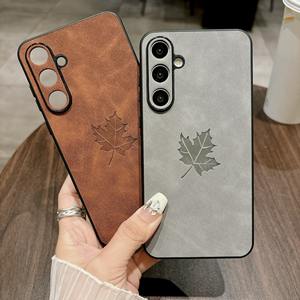 Étui de téléphone imperméable en TPU mat avec feuille d'arbre de luxe avec support de cadre d'appareil photo pour 13 pour iphone pour samsung - Product Image 3
