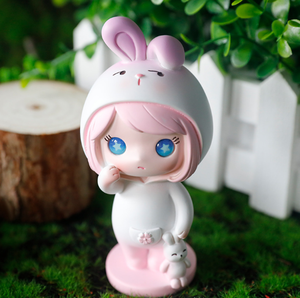 Poupée en résine « Fille énergique » – Boîte surprise créative – Cadeau pour <span class=keywords><strong>ami</strong></span> et camarade de classe – Modèle à collectionner - Product Image 5