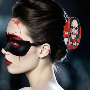 Pinzas para el pelo con garra de calavera y mueca de terror para Halloween, pinzas acrílicas para el pelo estilo fiesta de plástico para mujeres y niñas - Product Image 5