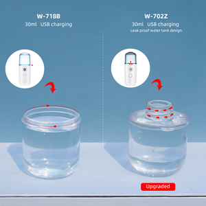 Nano vẻ đẹp phun thiết bị, Mini độ ẩm độ ẩm siêu âm mặt Mist <span class=keywords><strong>Spray</strong></span> mát Mist cho khuôn mặt - Product Image 2