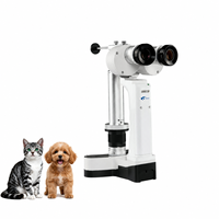 Más Vendida Lámpara de Hendidura LED Portátil Blanca ML5S1 Veterinaria Microscopio Oftálmico para Examen Ocular de Mascotas