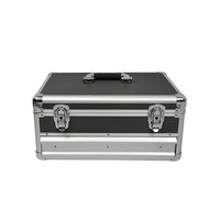 Fournisseur professionnel en aluminium abs gris empilable boîte à outils avec tiroir