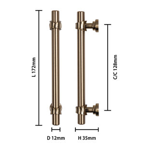 ลูกบิดมือจับลิ้นชักและโต๊ะเครื่องแป้งทำจากสังกะสีอัลลอยหรูหรา - Product Image 5