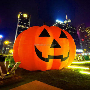 Citrouille gonflable géante grandes citrouilles artificielles déco décorations 2023 avec souffleur sauter disfraz de halloween jouets en plein air - Product Image 3