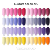 Vernis Gel UV Sans HEMA et Sans TPO, Soak-Off, pour Ongles LED, Style Français DIY, Marque Privée, Vente en Gros OEM pour Salons de Manucure