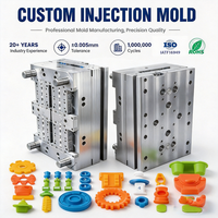 Production de moules d'injection de pièces en plastique ABS sur mesure, équipe professionnelle de moulage par injection de plastique