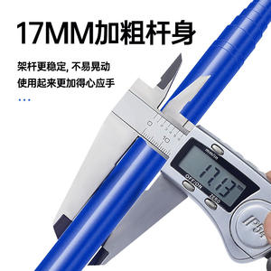 KQKJQHJE ที่วางคันเบ็ดสแตนเลส แกนหนา 17 มม. แบบติดพื้น ทนทาน ใช้งานได้หลากหลาย - Product Image 1