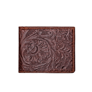 Cartera Corta Plegable para Hombre con Bloqueo RFID, Forro de Poliéster y Cuero Genuino para Uso Profesional - Product Image 2