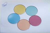 Vente en gros de lunettes de soleil teintées à paillettes de couleur unie UV400/420 73*2.0 * 4.5C Effets de vision progressifs et photochromiques