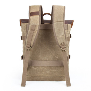 <b>Vintage</b> Cotton Backpack Zipper Photography Closure Waterproof Batik Canvas <b>Digital</b> <b>Camera</b> Bag Photography Case Bag - Product Image 3