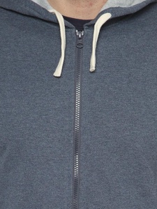 Sweat à capuche bouffant en éponge française surdimensionné pour hommes OEM chaud et respirant 100% coton avec impression de logo personnalisé et col teint en couleur unie - Product Image 4