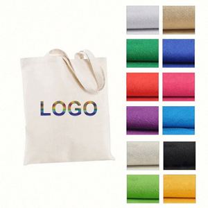 Sacs de courses en toile de coton réutilisables personnalisés en gros, sacs de courses pour supermarchés avec logo imprimé - Product Image 1