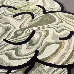 Tapis de camping réversible <span class=keywords><strong>pour</strong></span> l'extérieur, tapis de <span class=keywords><strong>caravane</strong></span>, tapis en paille <span class=keywords><strong>plastique</strong></span> durable, tapis fait main - Product Image 4