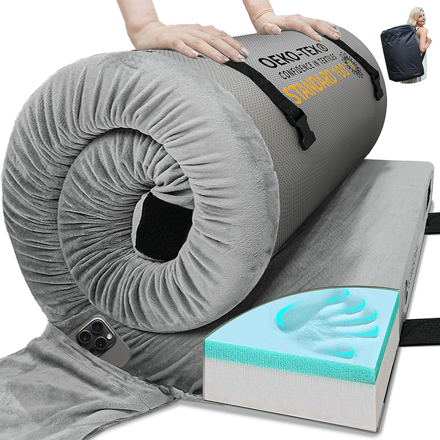 wholesale grounded camping sponge portable bedroom mattress folding sleeping pad car single padded sleep mats pads wide adult