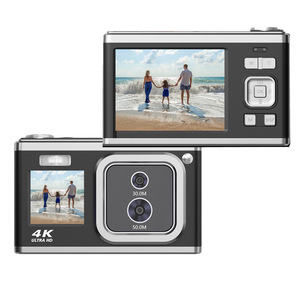 4K Dual Display Digital Camera, 2.88" Type-C 16X AF Anti-Shake Filter Timing Vlog Cam DC50-1 4K Dual Screen Display Offers - Product Image 4