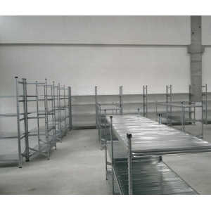 Industrial Shelving Units with 5 Shelves 12 Meter Length 2.50 Meter Height 50 Centimeter Depth
