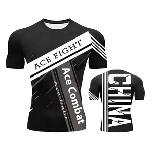 Everbout Özelleştirilebilir Çevre Dostu Polyester Erkek Kısa Kollu Kompresyon Boks Tişörtü Antrenman Kampı Dövüş Sanatları Ekipmanı - Product Image 6