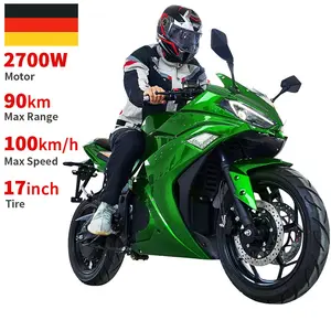 Germany best selling 17 inch hot sale electric motorcycle 3000W 72V high speed motor EEC SKD e motorcycle