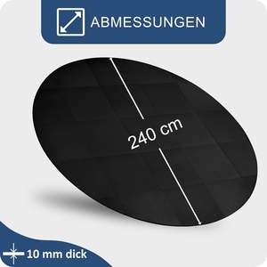 แผ่นรองอ่างน้ำร้อนขนาด94.5นิ้วแผ่นป้องกันพื้นพื้นสระว่าย<span class=keywords><strong>น้ำ</strong></span>กันน้ำได้สำหรับใช้ในร่มและในร่ม - Product Image 2