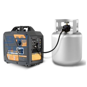 Generatore Inverter a Onda Sinusoidale Pura 2500W 120V-240V 12V/24V DC a Basso Consumo di Carburante, Generatore a <span class=keywords><strong>Benzina</strong></span>/<span class=keywords><strong>GPL</strong></span> per Camper e Uso Domestico - Product Image 2