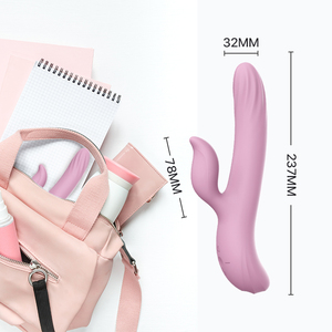 Ylove Stoßender Flüssigsilikon-<span class=keywords><strong>Rabbit</strong></span>-<span class=keywords><strong>Vibrator</strong></span> für Frauen mit Doppelmotor, <span class=keywords><strong>10</strong></span> Geschwindigkeiten, G-Punkt- und Klitoris-Stimulator, IPX65 Wasserdicht - Product Image 6