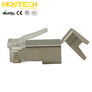 מחיר המפעל cat6 cat5 מגן ethernet utp fp stp rj45 lan רשת מודולרית קריסטל מחבר oem שירות ip67 רכב גביש מחבר oem - Product Image 3
