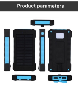 ธนาคารพลังงานแสงอาทิตย์ไร้สาย15000MAh สายชาร์จ USB LED ธนาคารพกพาสำหรับ <span class=keywords><strong>Xiaomi</strong></span> Samsung IPhone - Product Image 3