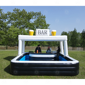 Bar <span class=keywords><strong>Tiki</strong></span> Inflable de PVC Personalizado para Exteriores y Carpa de Piscina para Playa, Piscina Inflable Familiar para Fiestas de Verano con Barra en Venta - Product Image 6