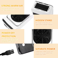 Pemanas Kipas Listrik PTC Mini Portabel USB untuk Ruangan, Pemanas Cepat untuk Rumah, Warna-warni, Promo Panas 2024