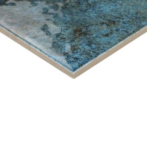 Piastrella Blu Capri 15 X 15 Cm, Spessore 8 Mm, Finitura Lucida, Bordi Irregolari - Product Image 3